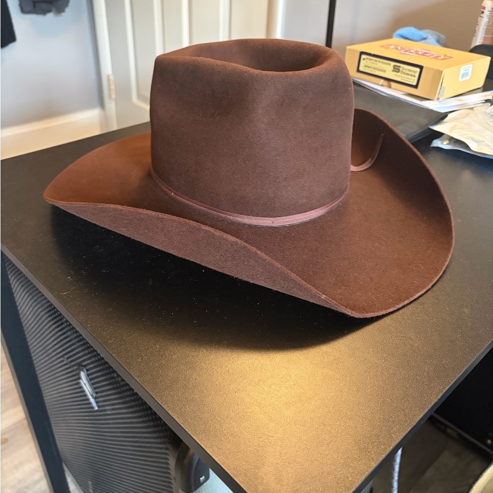 Bradford by Resistol 20x Beaver Cowboy Hat Brown 7 1/8